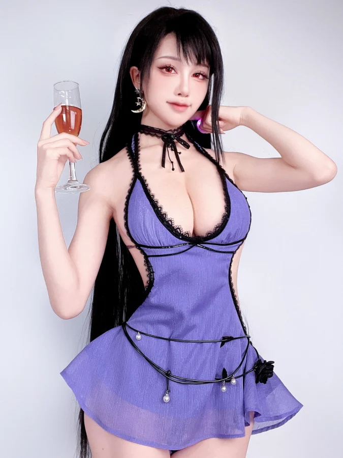 水淼auqa24年05月fantia订阅 蒂法礼服